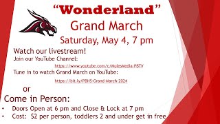 PBHS Grand March 2024 Livestream [upl. by Song79]