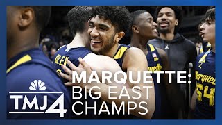 Marquette basketball wins first outright conference championship in 20 years [upl. by Haimerej]