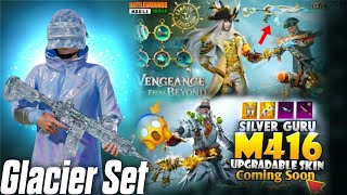 M4 Glacier and Glacier Set Bgmi  Silver Guru Ultimate Back  2nd ultimate set Release Date [upl. by Orofselet]