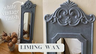 How To Use Liming Wax easy vintage finish [upl. by Weinman]