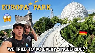 Visiting Europe’s LARGEST Theme Park 🇩🇪 Europa Park Pt 2 Europe Tour 2024 [upl. by Salomone]