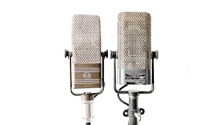 RCA 44BX Vs Melodium 42B Vintage Ribbon Microphone Shootout [upl. by Ztnaj53]