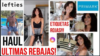 HAUL PRIMARK Y LEFTIES🛍🛍REBAJAS Y CAPRICHOS🥳 [upl. by Surdna]