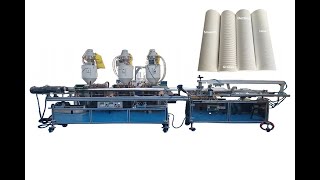 Polypropylene melt blown water filter cartridge produciton machine｜pp water cartrdige machine [upl. by Katinka]