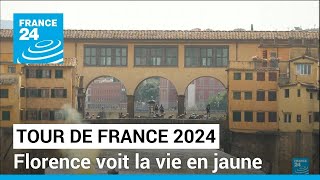 Tour de France 2024  le Grand Départ a été donné à Florence • FRANCE 24 [upl. by Rikki]