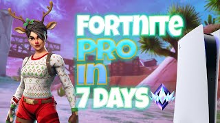 Trying To Go Pro In Fortnite In Seven Days Day 1 [upl. by Ayomat]