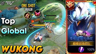 Honor of kings  Top Global WukongMonkey King Gameplay [upl. by Jsandye]