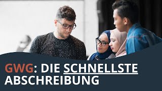 GWG Die schnellste und einfachste Abschreibung die du durchführen kannst  Wissen Kompakt [upl. by Suirauqed]