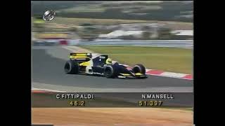 1992 F1 South African GP  Christian Fittipaldi Q2 run [upl. by Wolk]