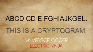 Cryptograms  How to Solve a Cryptogram [upl. by Enived]