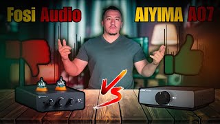 Best Stereo Amplifiers 2024 AIYIMA A07 MAX VS Fosi Audio P3 Tube Preamp [upl. by Hgielah499]