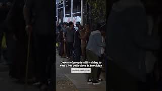 Long lines at polling places in Brooklyn [upl. by Sudnak178]