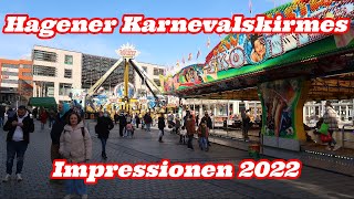 Hagener Karnevalskirmes Impressionen 2022 [upl. by Rosalinde]