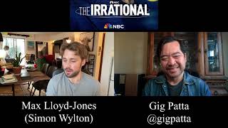 Max LloydJones Interview for NBCs The Irrational S2 [upl. by Mcgurn]