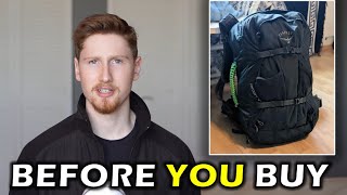 WHY I STOPPED USING IT  OSPREY Farpoint 40L Travel Bag Review [upl. by Ahsats394]