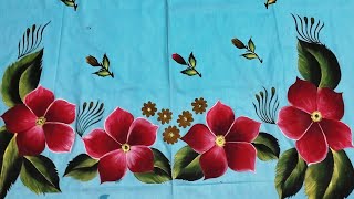 did I paint a new bedsheet officialrani7724 viralvlogs paintingart ytstudio [upl. by Llirred828]