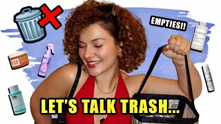 LETS TALK TRASH my latest curly hair and beauty empties [upl. by Saravat]