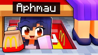 Building a SECRET MCDONALDS in Minecraft Bedroom [upl. by Kalindi]