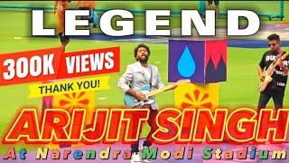 Arijit Singh live Performance  India vs Pakistan  Cricket World Cup 2023 Vlog  Episode 1 [upl. by Eanat]