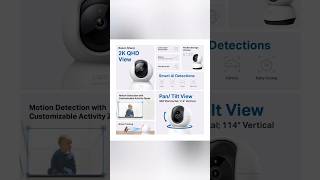 Home Security WiFi Camera Alexa amp Google Assistant Enabled TP link camerashorts tech cctv [upl. by Landre]