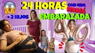 24 HORAS con una EMBARAZADA REAL de 40 SEMANAS  2 HIJOS  CONTRACCIONES DE PARTO  ANNAISINSTA [upl. by Pinsky]