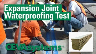 Expansion Joints Waterproofing Testing [upl. by Akihsay]