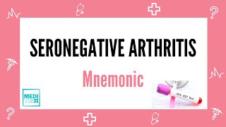 Seronegative Arthritis  Seronegative Arthropathy  Mnemonic  Rheumatology  Medi Trix [upl. by Yedok]