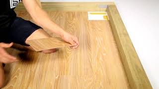 How To Finish Installing Loose Lay Vinyl Planks  by Evolved Floors [upl. by Aibonez]