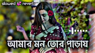 আমার মন তোর পাড়ায় Amar Mon Tor Paraiy  Slowed 💞 Reverb Ripon Lofi BD 2024 [upl. by Fontes]