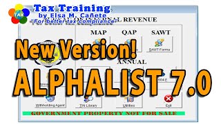 How to Download Data Entry Validate and Submit in the BIR Alphalist version 70 [upl. by Rochette]