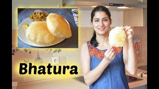 indisches BALLONBROT  Bhatura  Indisches Brot  indisch Kochen [upl. by Smukler140]