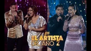 Daniela Darcourt y John Kelvin  Abrázame muy fuerte  El Artista del Año 2 [upl. by Aelgna]