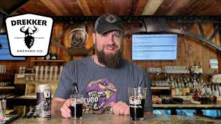 Drekker Brewing  Peanut Butter Milk Stout Review beer beerreview [upl. by Anrim]