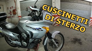 Sostituire i Cuscinetti di Sterzo  Honda TransAlp 650 [upl. by Nagorb109]