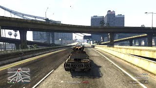 GTA Online  Took Out The Driver Of A Weaponized Tampa With A Weaponized Tampa [upl. by Siclari]