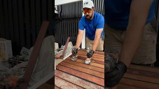 Replacing Rotten Decking Timber paint diy transformation construction paintingtechniques [upl. by Ahsilem]