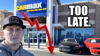 CARMAX CRISIS The ENTIRE Used Vehicle Market Is SCREWED [upl. by Krenn]