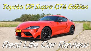 Toyota GR Supra GT4 Edition  Real Life Car Review [upl. by Ardis]