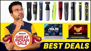 Best Deals on Trimmers and Laptop  Amazon Great India Sale amp Flipkart Big Billion Days Offer 2024 [upl. by Nikolos]