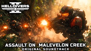 HELLDIVERS 2  Assault On Malevelon Creek Original Soundtrack [upl. by Horacio]