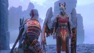 Kratos hear Valkyrie Eir´s Full Story ALL Optional Dialogue  GoW Ragnarok Valhalla 4K 60ᶠᵖˢ ✔ [upl. by Verna]