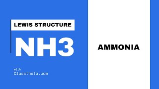 NH3 Lewis Structure  How to Draw the Dot Structure for NH3 Ammonia [upl. by Cherri]