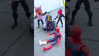 Venom Monster vs Venom chainsaw vs Joker Stop   Marvel Toys spiderman marvaltoys [upl. by Zailer]