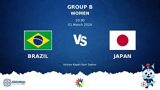 BRAZIL vs JAPAN  Futsal DEAFLYMPICS ERZURUM 2024  Women Group Stage [upl. by Beryl962]