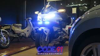 Honda Goldwing  Whelen Alpha SL  SA340STS Whelen ION  Sirine amp Strobo by Code91 [upl. by Eirehs]