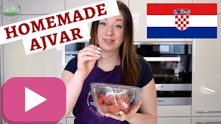 CROATIAN AJVAR Recipe  Pepper Caviar [upl. by Cimbura]