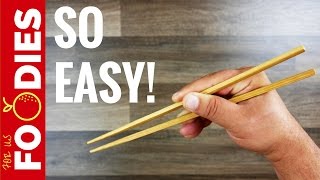 How To Use Chopsticks  In About A Minute 🍜 [upl. by Oliva965]