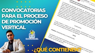 Listas las convocatorias para el proceso de Promoción Vertical 2425 🧑‍🏫👩‍🏫 [upl. by Orimlede45]