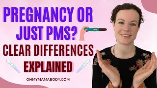 Pregnancy or PMS clear differences explained [upl. by Aneloc]