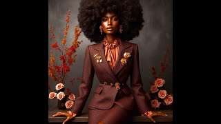 Stylish Business Women Tweed Fashion Lookbook New Image Gallery blackgirlfashion [upl. by Engapmahc662]